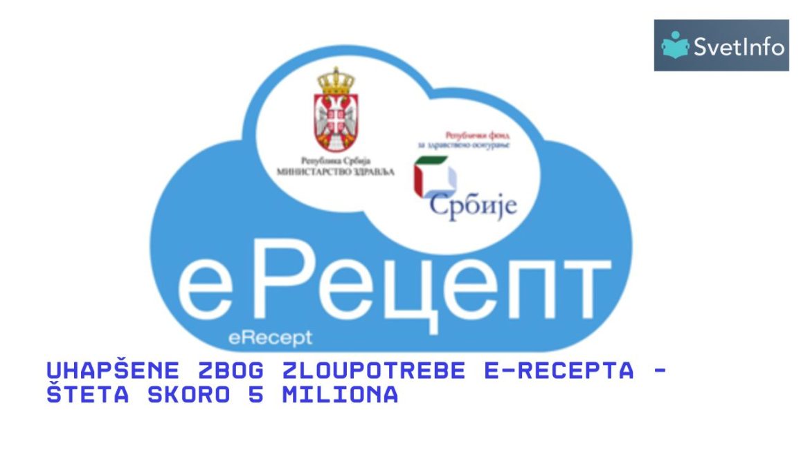 Radnice apoteke uhapšene zbog zloupotrebe E-recepta