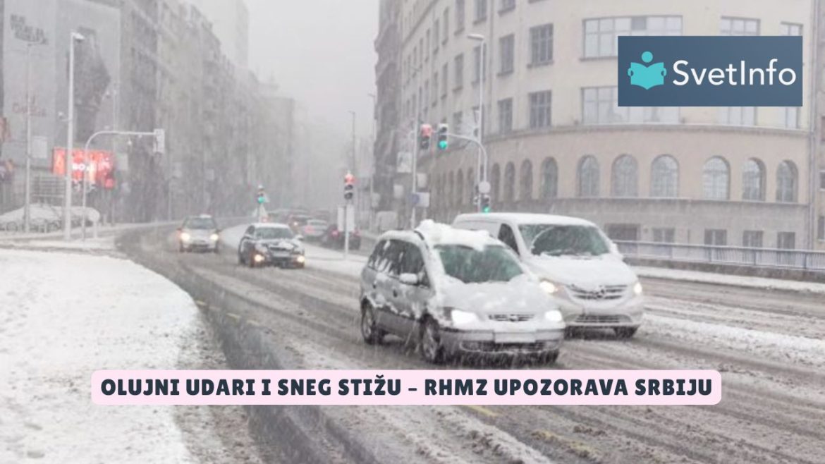 Košava 100 km/h, zahlađenje i sneg: RHMZ upozorava