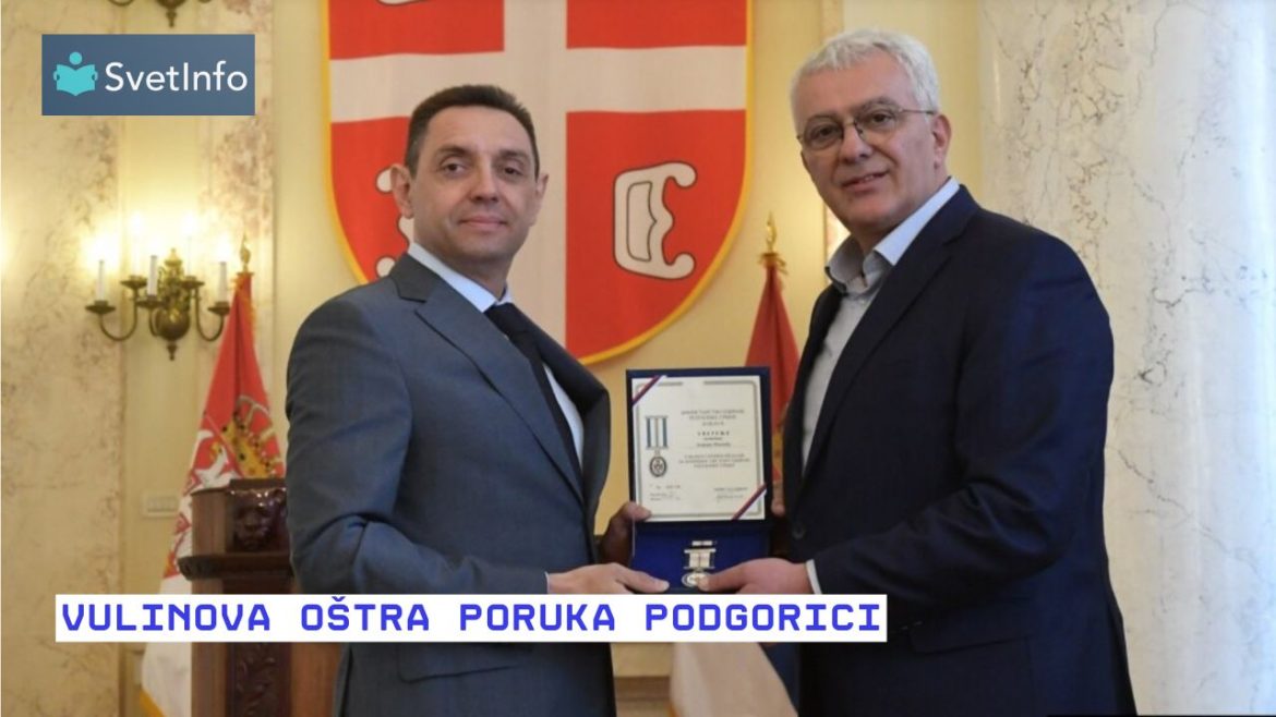 Vulinova poruka uzburkala politiku Crne Gore