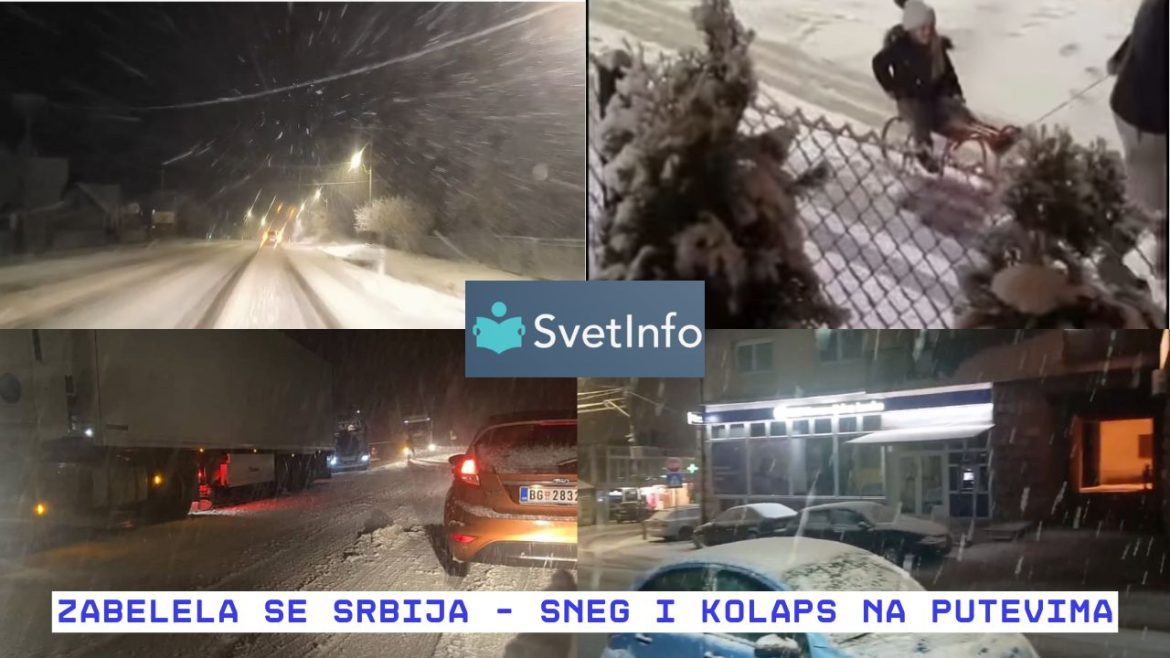 Niš pod vodom, Srbija pod snegom: vreme se pogoršava