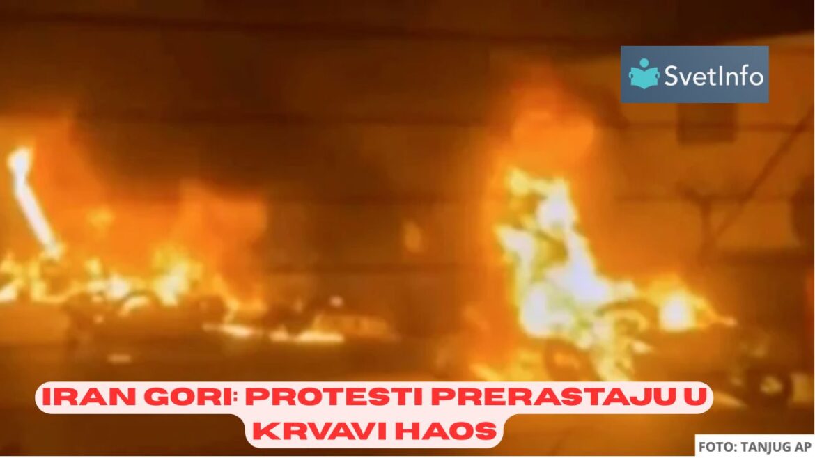 Haos u Iranu: Gore džamije, bolnice pune ranjenih