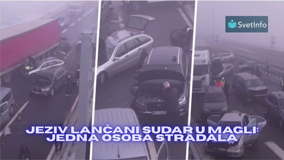 Lančani sudar na Milošu Velikom: Magla mogući uzrok